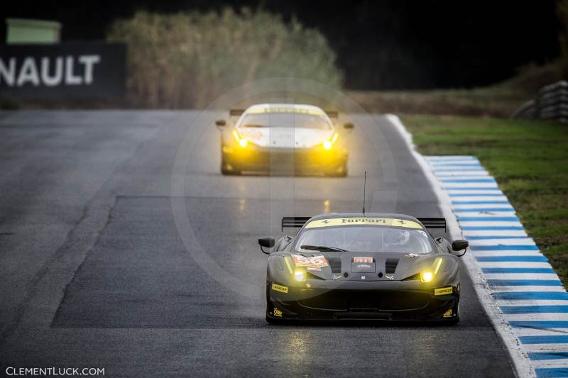 56 TALKANITSA Alexander (blr) TALKANITSA Alexander Jr (blr) PIERGUIDI Alessandro (ita) Ferrari F458 Italia team AT racing action during the 2016 ELMS European Le Mans Series, 4 Hours of Estoril and Renault Sport Series from October 21 to 23 at Estoril circuit, Portugal - Photo Clement Luck / DPPI