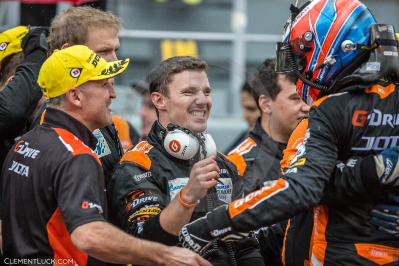 38 DOLAN Simon (gbr) TINCKNELL Harry (gbr) VAN DER GARDE Giedo (nld) Gibson 015S Nissan team G-Drive racing ambiance portrait during the 2016 ELMS European Le Mans Series, 4 Hours of Estoril and Renault Sport Series from October 21 to 23 at Estoril circuit, Portugal - Photo Clement Luck / DPPI