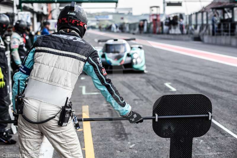 Ligier JS P3 Nissan team Panis Barthez Competition ambiance stand pit lane mecaniciens mechanics during the 2016 ELMS European Le Mans Series at Spa Francorchamps, Belgium, September  23 to 25  - Photo Clement Luck / DPPI