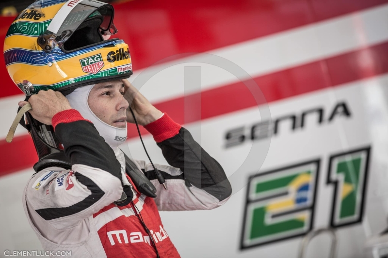 SENNA Bruno (Bra) Mahindra Racing Formula E Team Spark Mahindra M2Electro Ambiance Portrait during the 2016 Formula E championship, at London, England, from July 2 to 3 - Photo Clement Luck / DPPI