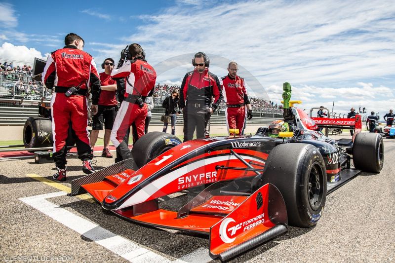 DELETRAZ Louis (SUI) FORTEC MOTORSPORTS Ambiance Portrait during 2016 Renault sport series  at Motorland April 15 To 17, Spain - Photo Clement Luck / DPPI