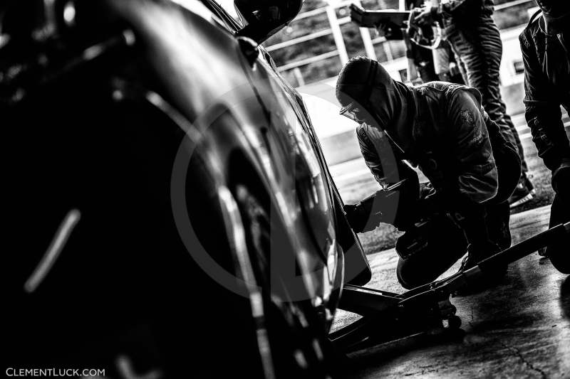 495 BELLINATO Ludovic BLANCARDI Guillaume LABADENS Cédric NO LIMIT RACING Ambiance Pitstop Ravitaillement during the 2016 Rencontres Peugeot Sport, september 4 at Dijon, France - Photo Clement Luck / DPPI