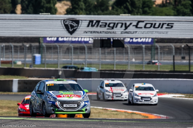 203 PRETIN Antoine MOSSON Benjamin BAZIRET Yoann ACTEMIUM Action during the 2016 Rencontres Peugeot Sport, July 17 at Magny Cours, France - Photo Clement Luck / DPPI