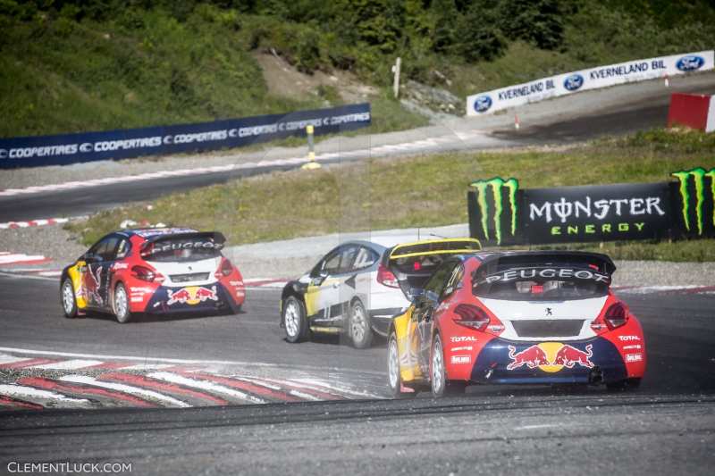 21 HANSEN Timmy SWE Team Peugeot-Hansen Peugeot 208 Action during the Norway FIA WRX World Rallycross Championship 2016 at Hell on June 11 to 12 -  Photo Clement Luck / DPPI