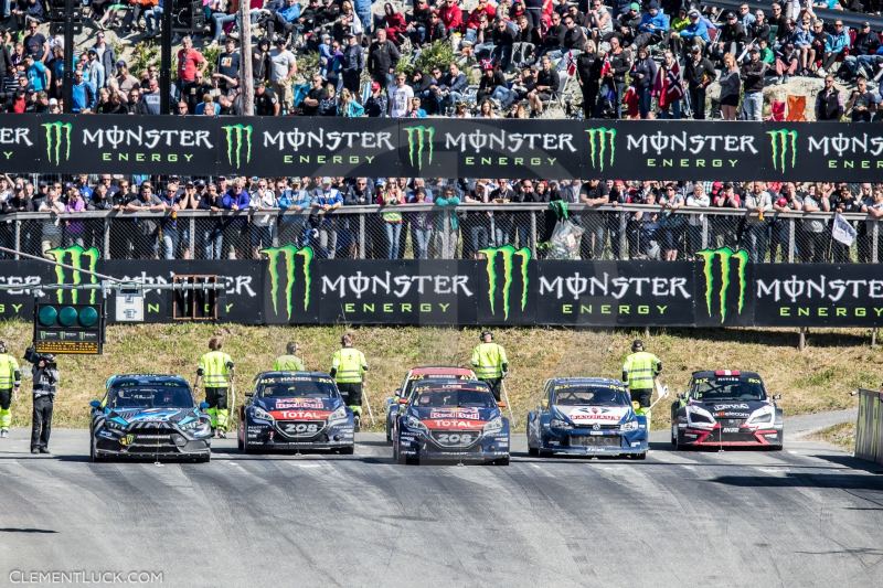 Semi Final 1 Starting grid during the Norway FIA WRX World Rallycross Championship 2016 at Hell on June 11 to 12 -  Photo Clement Luck / DPPI