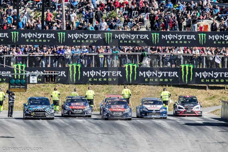 Semi Final 1 Starting grid during the Norway FIA WRX World Rallycross Championship 2016 at Hell on June 11 to 12 -  Photo Clement Luck / DPPI