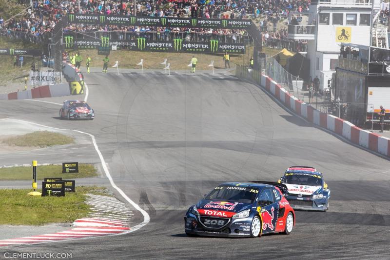 21 HANSEN Timmy SWE Team Peugeot-Hansen Peugeot 208 Action during the Norway FIA WRX World Rallycross Championship 2016 at Hell on June 11 to 12 -  Photo Clement Luck / DPPI