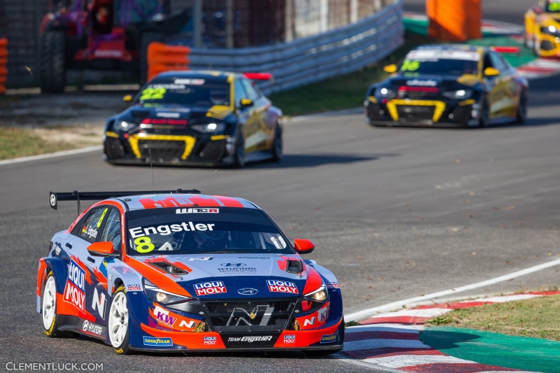 08 Engstler Luca (ger), Engstler Hyundai N Liqui Moly Racing Team, Hyundai Elantra N TCR, action during the 2021 FIA WTCR Race of Italy, 7th round of the 2021 FIA World Touring Car Cup, on the Adria International Raceway, from November 6 to 7, 2021 in Adria, Italy - Photo Clément Luck / DPPI