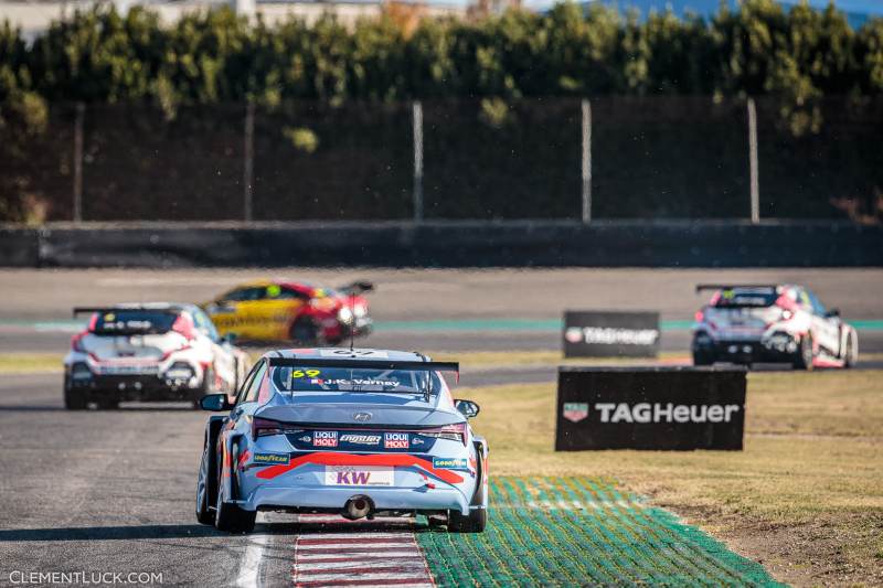 69 Vernay Jean-Karl (fra), Engstler Hyundai N Liqui Moly Racing Team, Hyundai Elantra N TCR, action during the 2021 FIA WTCR Race of Italy, 7th round of the 2021 FIA World Touring Car Cup, on the Adria International Raceway, from November 6 to 7, 2021 in Adria, Italy - Photo Clément Luck / DPPI