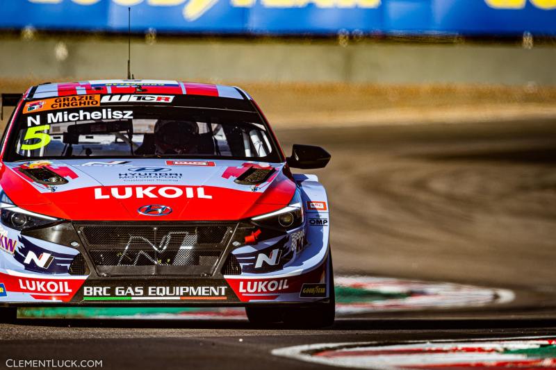 05 Michelisz Norbert (hun), BRC Hyundai N Lukoil Squadra Corse, Hyundai Elantra N TCR, action during the 2021 FIA WTCR Race of Italy, 7th round of the 2021 FIA World Touring Car Cup, on the Adria International Raceway, from November 6 to 7, 2021 in Adria, Italy - Photo Clément Luck / DPPI