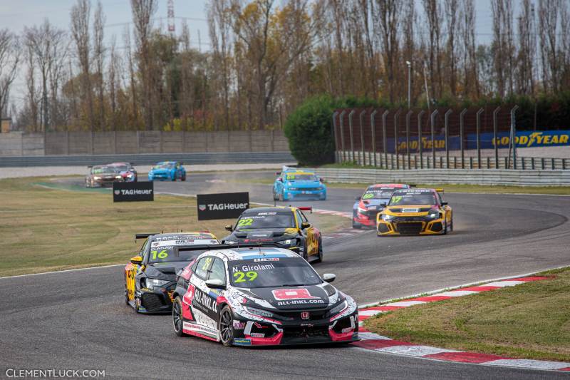 29 Girolami Nestor (arg), ALL-INKL.COM Munnich Motorsport, Honda Civic Type R TCR (FK8), action during the 2021 FIA WTCR Race of Italy, 7th round of the 2021 FIA World Touring Car Cup, on the Adria International Raceway, from November 6 to 7, 2021 in Adria, Italy - Photo Clément Luck / DPPI