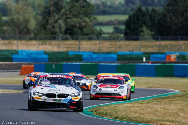 17 VAN DER ENDE Ricardo, LESSENNES Benjamin, L'Espace Bienvenue, BMW M4 GT4, action during the 2nd round of the Championnat de France FFSA GT 2022, from May 13 to 15 on the Circuit de Nevers Magny-Cours in Magny-Cours, France - Photo Clément Luck / DPPI