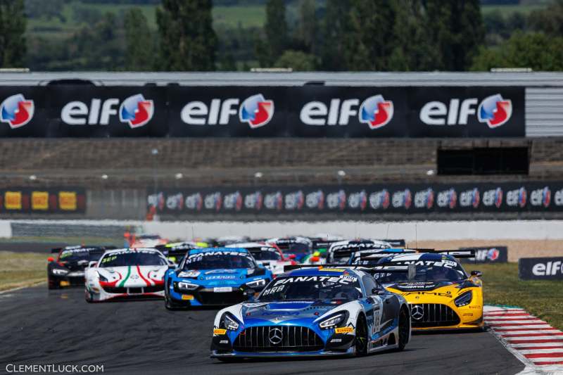 89 Boguslavskiy Timur, Marciello Raffaele (swi), AKKODIS ASP Team, Mercedes-AMG GT3, action depart start during the 2nd round of the 2022 GT World Challenge Europe Sprint Cup, from May 13 to 15 on the Circuit de Nevers Magny-Cours in Magny-Cours, France - Photo Clément Luck / DPPI