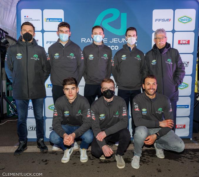 CHAMARD Anthony, PELLEREY Tom, HICKEL Thibault, DUFLOS Kevin, POTARD Maxence, LEFRANCOIS Baptiste, BERNARDI Nicolas, CLEMENT Jacky, portrait, Sélection Rallye Jeunes FFSA Yacco 2022, on February 6th 2022 in Saint-Dié-des-Vosges, France - Photo Clément Luck / DPPI