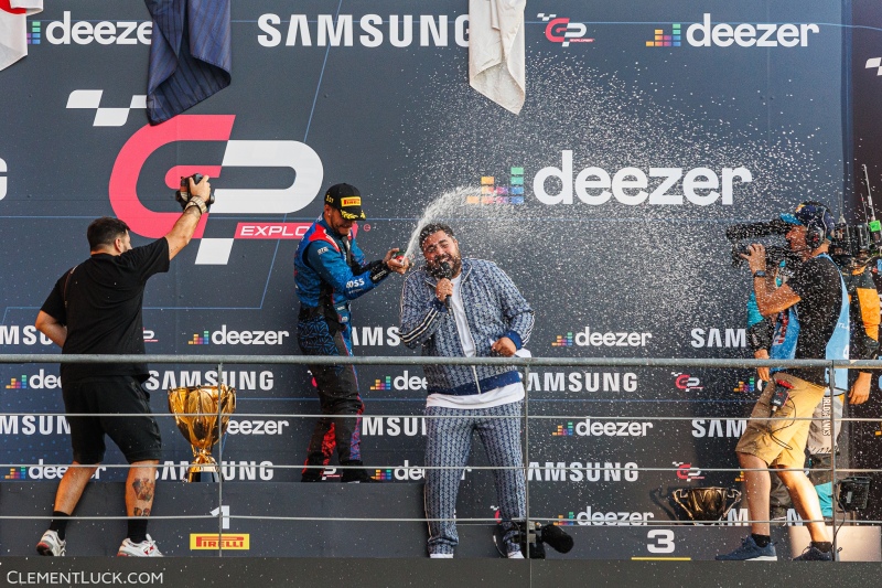 Depielo, Alpine, portrait podium during the GP Explorer 20023 at Le Mans, France on September 9th - Photo: Clément Luck / DPPI