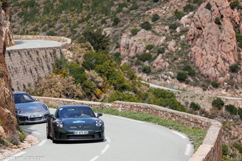 100 JOSSET Julien, Porsche 992 Gt3 Touring, 2022, action during the Flat 6 Rallye 2023 between Bastia and Ajaccio, from April 27 to May 1st, 2023 in France - Photo Clément Luck / DPPI
