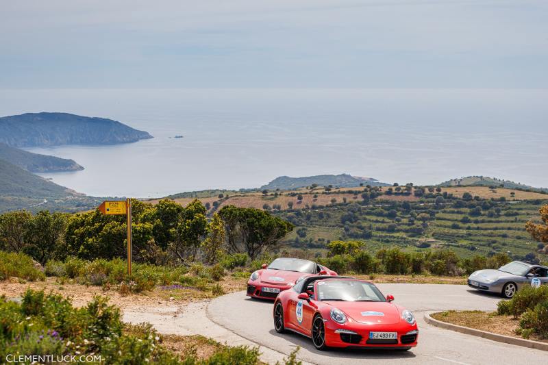 44 RUGONI Jean-Pierre, RUGONI Matthieu, Porsche 991 4S Targa, 2014, action during the Flat 6 Rallye 2023 between Bastia and Ajaccio, from April 27 to May 1st, 2023 in France - Photo Clément Luck / DPPI