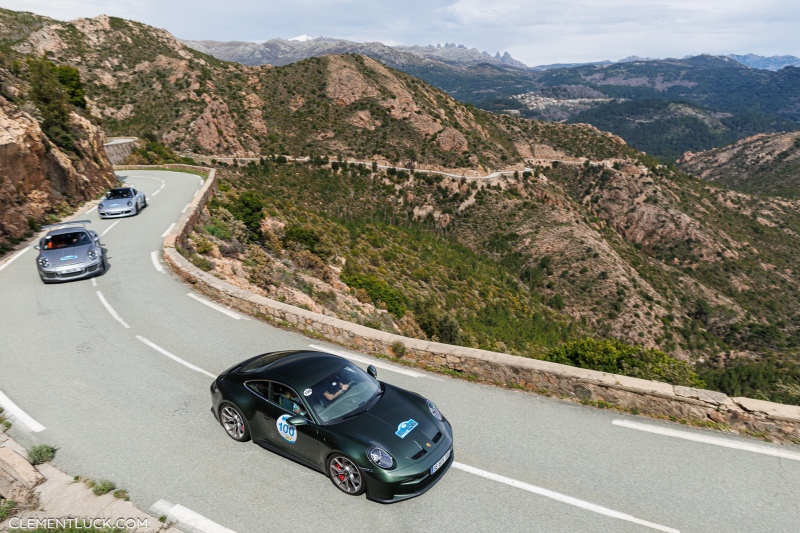 100 JOSSET Julien, Porsche 992 Gt3 Touring, 2022, action during the Flat 6 Rallye 2023 between Bastia and Ajaccio, from April 27 to May 1st, 2023 in France - Photo Clément Luck / DPPI