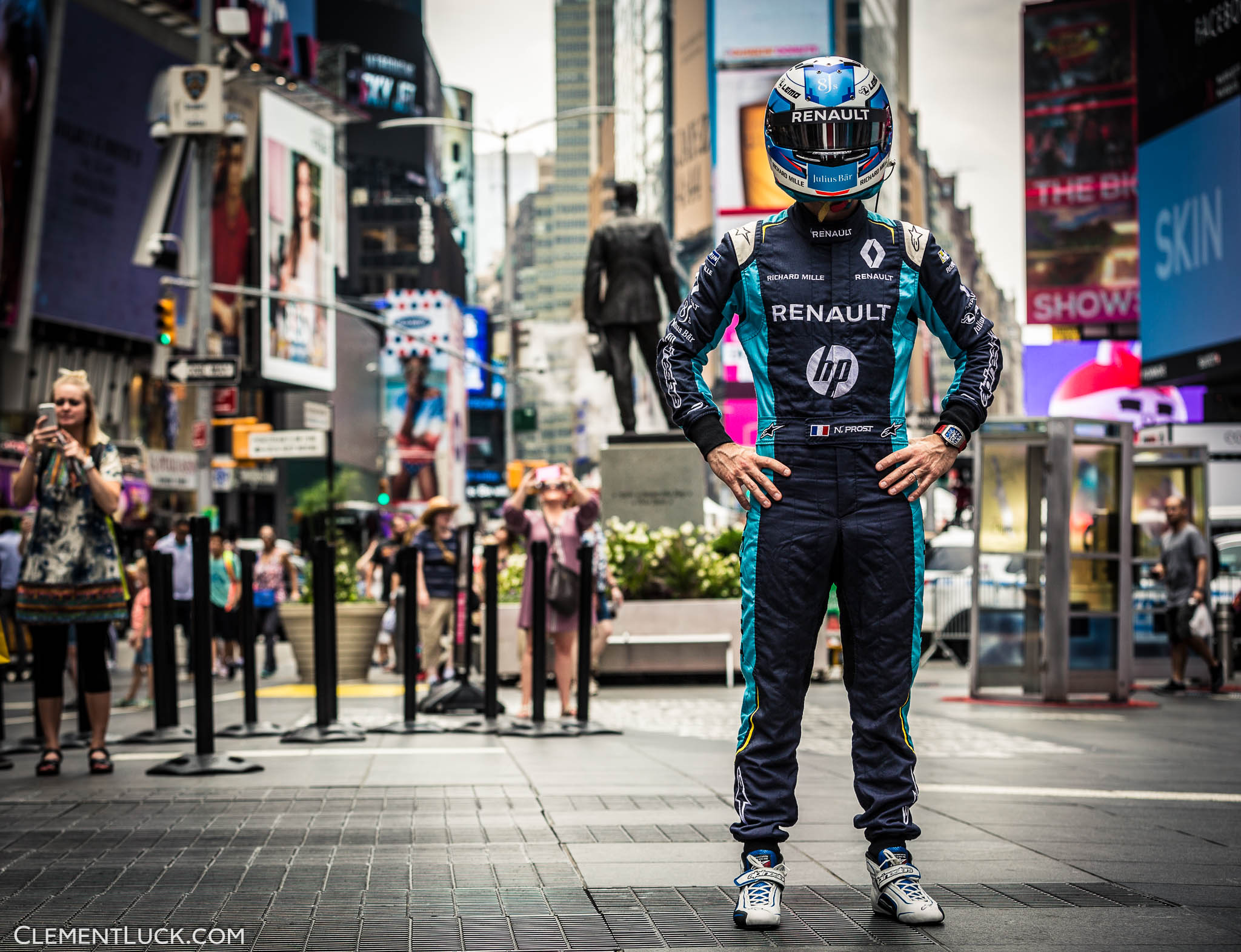 PROST Nicolas (fra) Formula E team Renault E.DAMS ambiance portrait during the 2017 Formula E championship, at New-York City, United States, from july 14 to 16 - Photo Clement Luck / DPPI